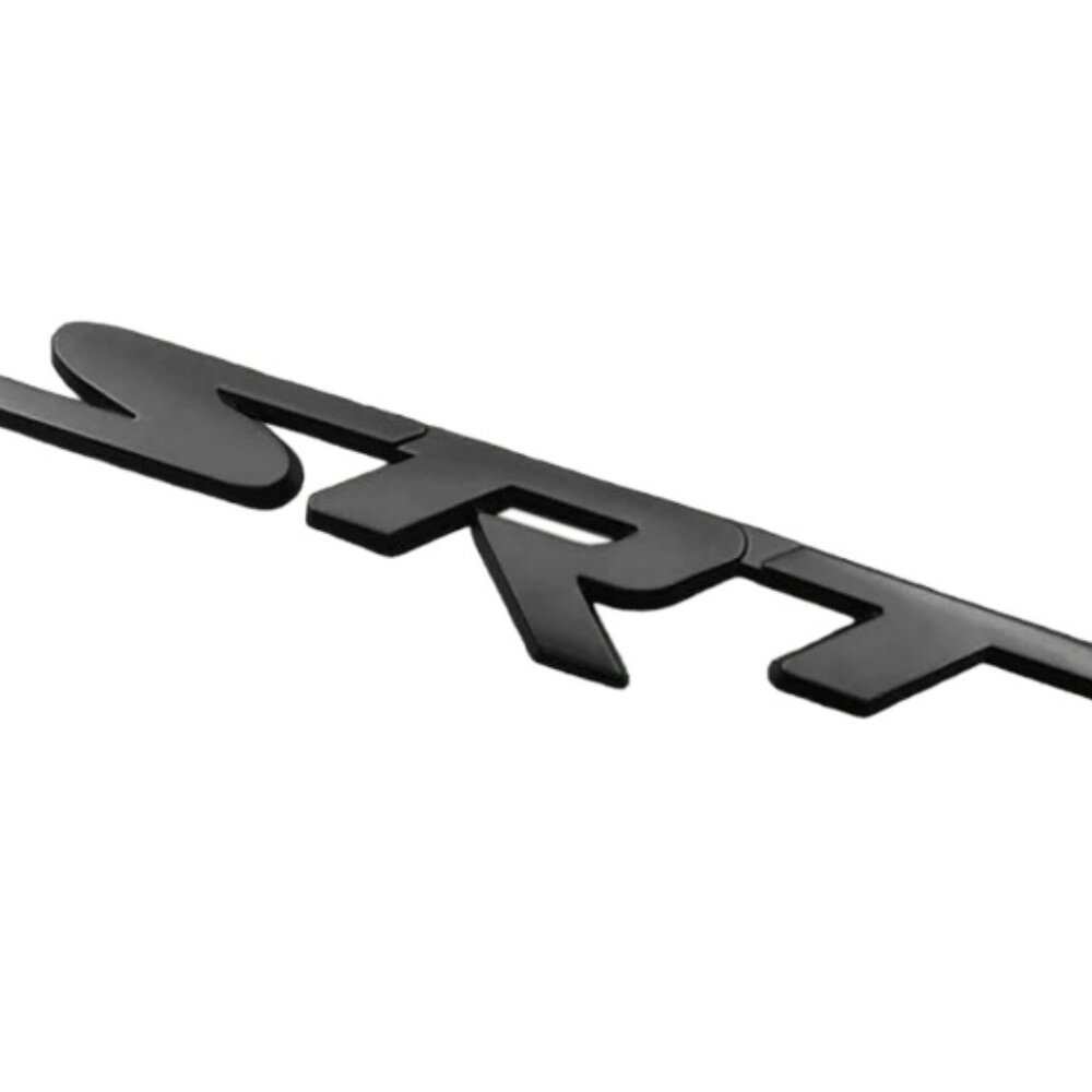 Dodge SRT Black Emblem Nameplate Fender Grille Badge | Challenger Charger…